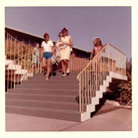 Ryde Swimming Centre front entrance steps, 1965
