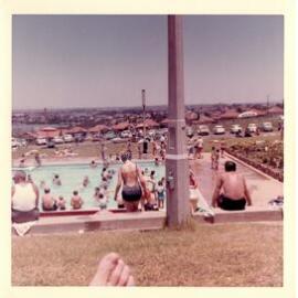 View of the T-Pool at the Ryde Swimming Centre, 1966