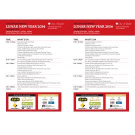 Lunar New Year, grand celebration day program, 2014