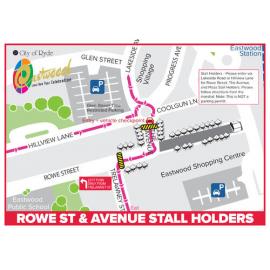 Lunar New Year, stall holder map, 2017