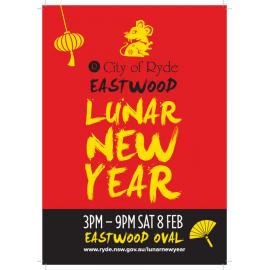 Eastwood Lunar New Year Festival program, 2020