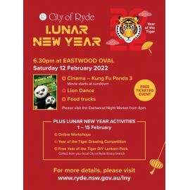 Eastwood Lunar New Year Festival advertisement, 2022