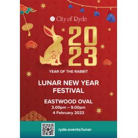 Eastwood Lunar New Year, program, 2023