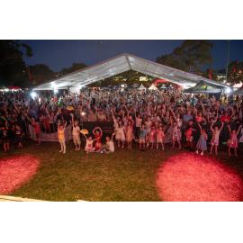 Crowd shot, Lunar New Year Festival, 2024