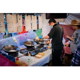 Food stall at the Lunar New Year Festival, 2024