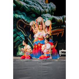 Chinese children's performance group, Lunar New Year Festival, 2024