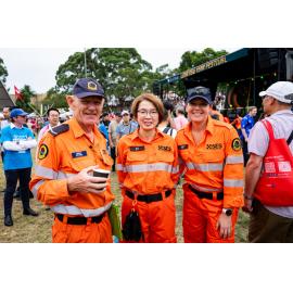 SES volunteers at the Lunar New Year Festival, 2025