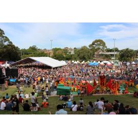 Crowd shot, Lunar New Year Festival, 2019