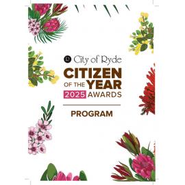 2025 Citizen of the Year: Program