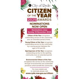 2025 Citizen of the Year: Flyer