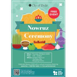 Nowruz flyer, 2025
