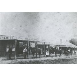 W S Clifton, Chemist & Druggist, Parkes Street, Ryde, around 1890