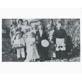 Children in fancy-dress for fund-raising concert for the Princes Regent Swimming Club Ryde, 1932