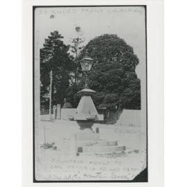 Queen Victoria Jubilee Fountain, Church Street Ryde in 1911