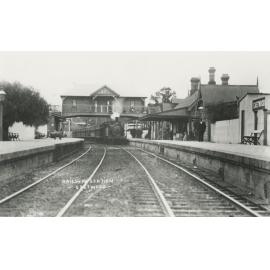Eastwood railway station, around 1912