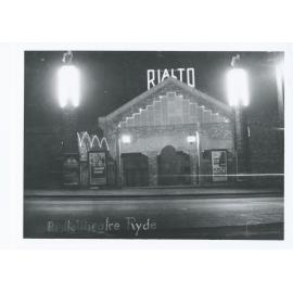Rialto Theatre Ryde, by night, 11 July 1935