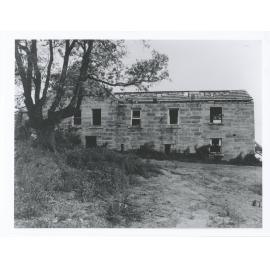 Rockend cottage, Punt Road Gladesville, prior to restoration work, around 1980  : side view, exterior