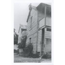 Rear view of "Rockend" cottage, Punt Road Gladesville, around 1900 
