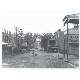 Blaxland Road Eastwood, now Rowe Street east, around 1922 