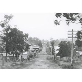 Blaxland Road, now Rowe Street Eastwood, around 1912 