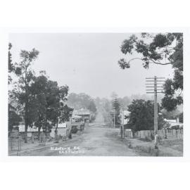 Blaxland Road, now Rowe Street Eastwood, around 1912 