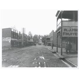Blaxland Road Eastwood, now Rowe Street east, around 1922 