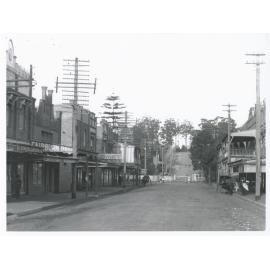 Blaxland Road Eastwood, now Rowe Street east, around 1912 