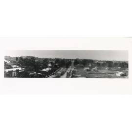 Panorama looking north east along Lane Cove Road from the roof of Hampton Court
