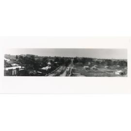 Panorama looking north east along Lane Cove Road from the roof of Hampton Court