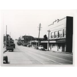 Looking up into top Ryde along Blaxland Road (previously Parkes Street), 1949
