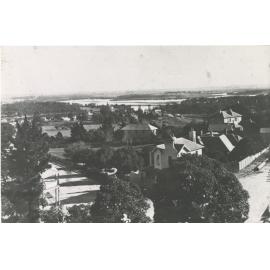 View from St Anne's church tower, c1910 