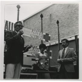 Opening of Red Cross Calling appeal at Top Ryde Shopping Centre, 1973 