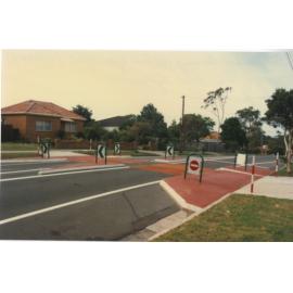 Wombat crossing at Badajoz Road Ryde, February 1997 