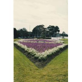 Flowerbeds at Ryde Civic Centre, August 2003 