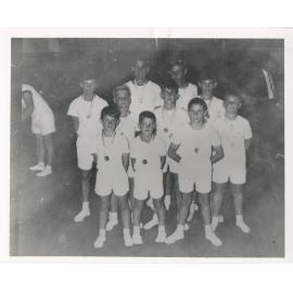 Ryde Ex-services Club gym team, c. 1950s