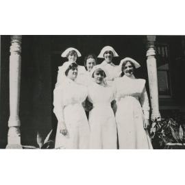 Nurses at Denistone House, Ryde, in the 1920s
