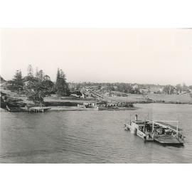 Ryde punt crossing to Bowden Street, Ryde, November 1935