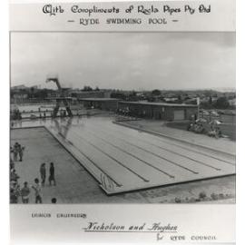 Ryde Swimming Pool, around 1961 
