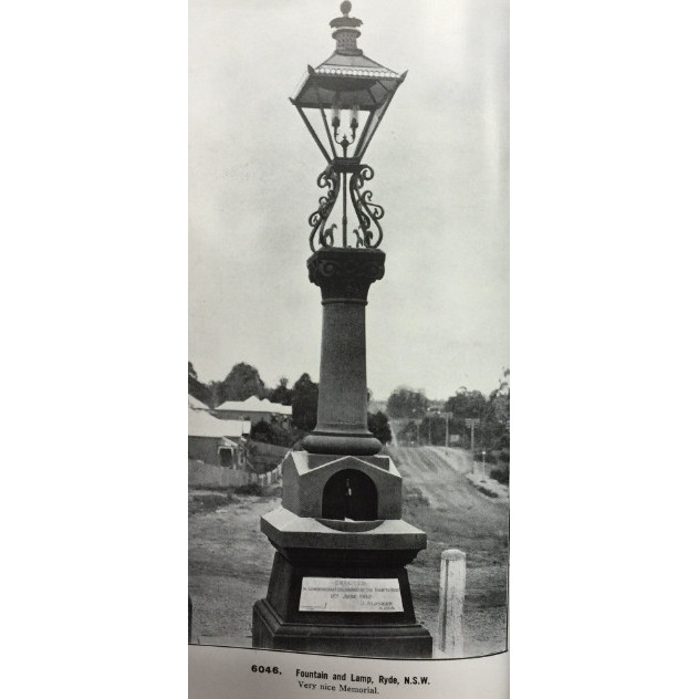 Ryde Tramway Drinking Fountain Memorial