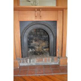 Elsinore, 20 Osborne Avenue, Putney: formal dining fireplace