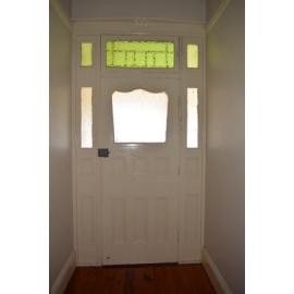 Elsinore, 20 Osborne Avenue, Putney: front door, internal view