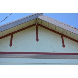 Elsinore, 20 Osborne Avenue, Putney: decoration under gable