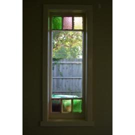 Elsinore, 20 Osborne Avenue, Putney: view to backyard from laundry