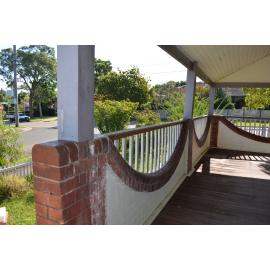 Elsinore, 20 Osborne Avenue, Putney: southern verandah