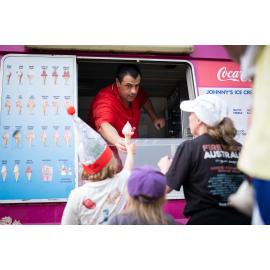 Ice-cream van at Ryde's 'Cinema in the Park'