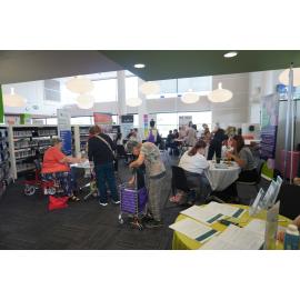 View of people and organisations at the Disability Expo hosted by Ryde Library