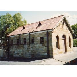 Exterior view of the original Particular Baptist chapel built 1862, in grounds of St Brigid's convent Victoria Road, Ryde