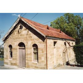 View from the front  of the original Particular Baptist chapel built 1862, in grounds of St Brigid's convent Victoria Road, Ryde