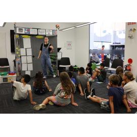 Keep Australia Beautiful workshop at the Sustainability Families Festival held at Ryde Library