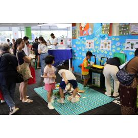 City of Ryde Waste Sorting Game : Sustainability Families Festival held at Ryde Library